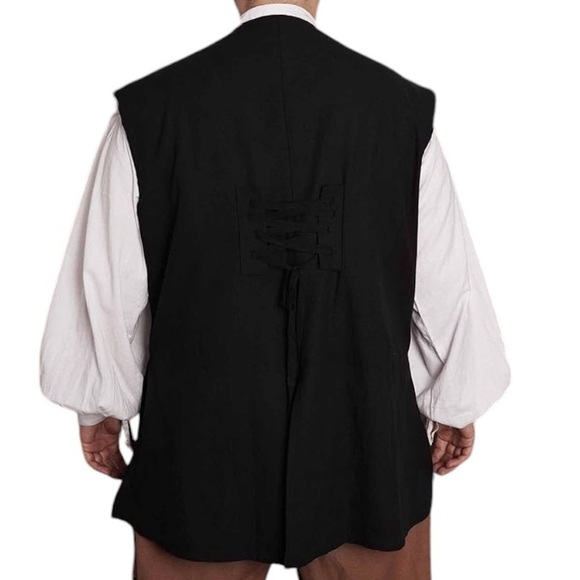 Lord of Battles (OS) Medieval Canvas Waist Coat Halloween Costume, LARP, Cosplay - Picture 4 of 10